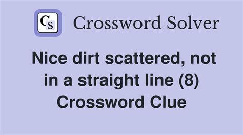 crossword clue not straight